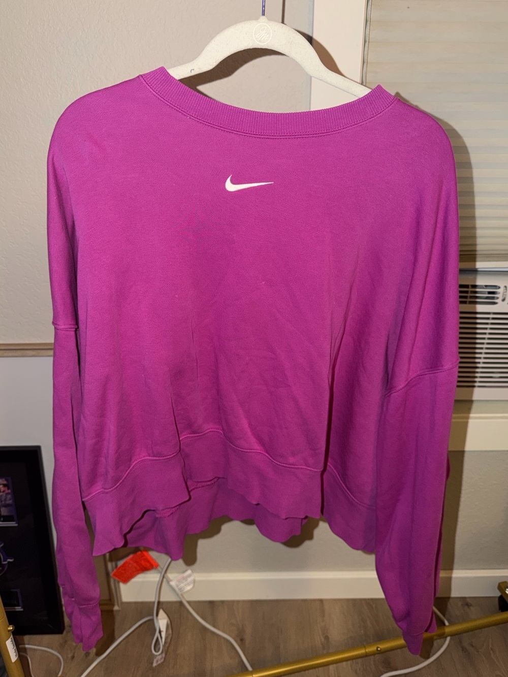Nike Women's Magenta Pullover Sweatshirt